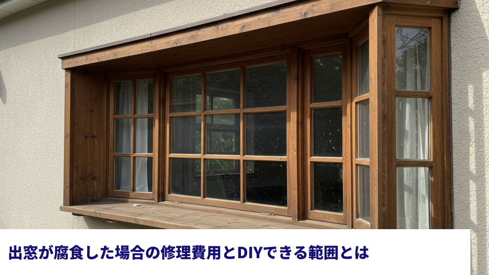 出窓が腐食した場合の修理費用とDIYできる範囲とは 出窓が腐食した場合の修理費用とDIYできる範囲とは