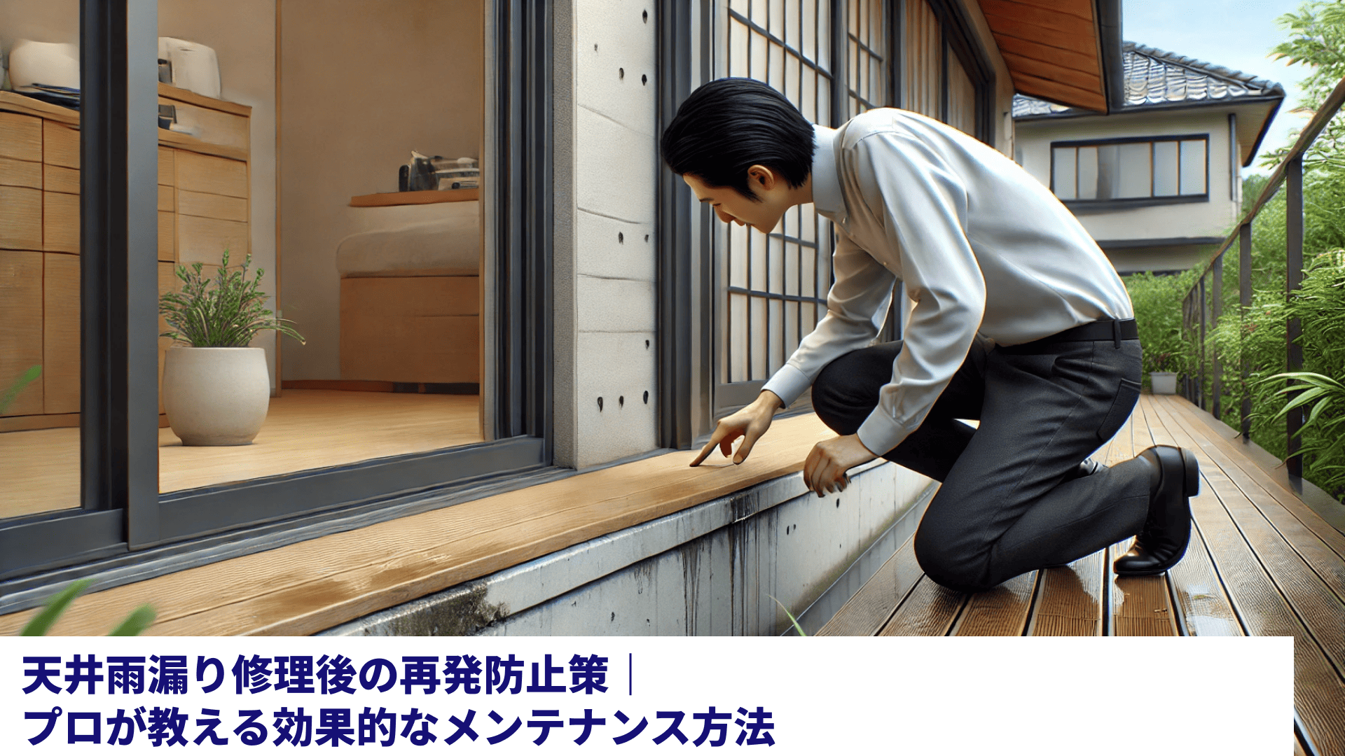 天井雨漏り修理後の再発防止策｜プロが教える効果的なメンテナンス方法