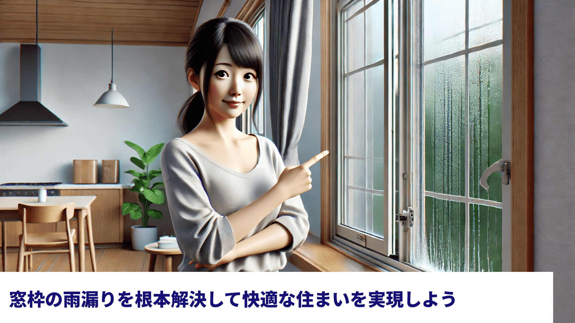 窓枠の雨漏りを根本解決して快適な住まいを実現しよう