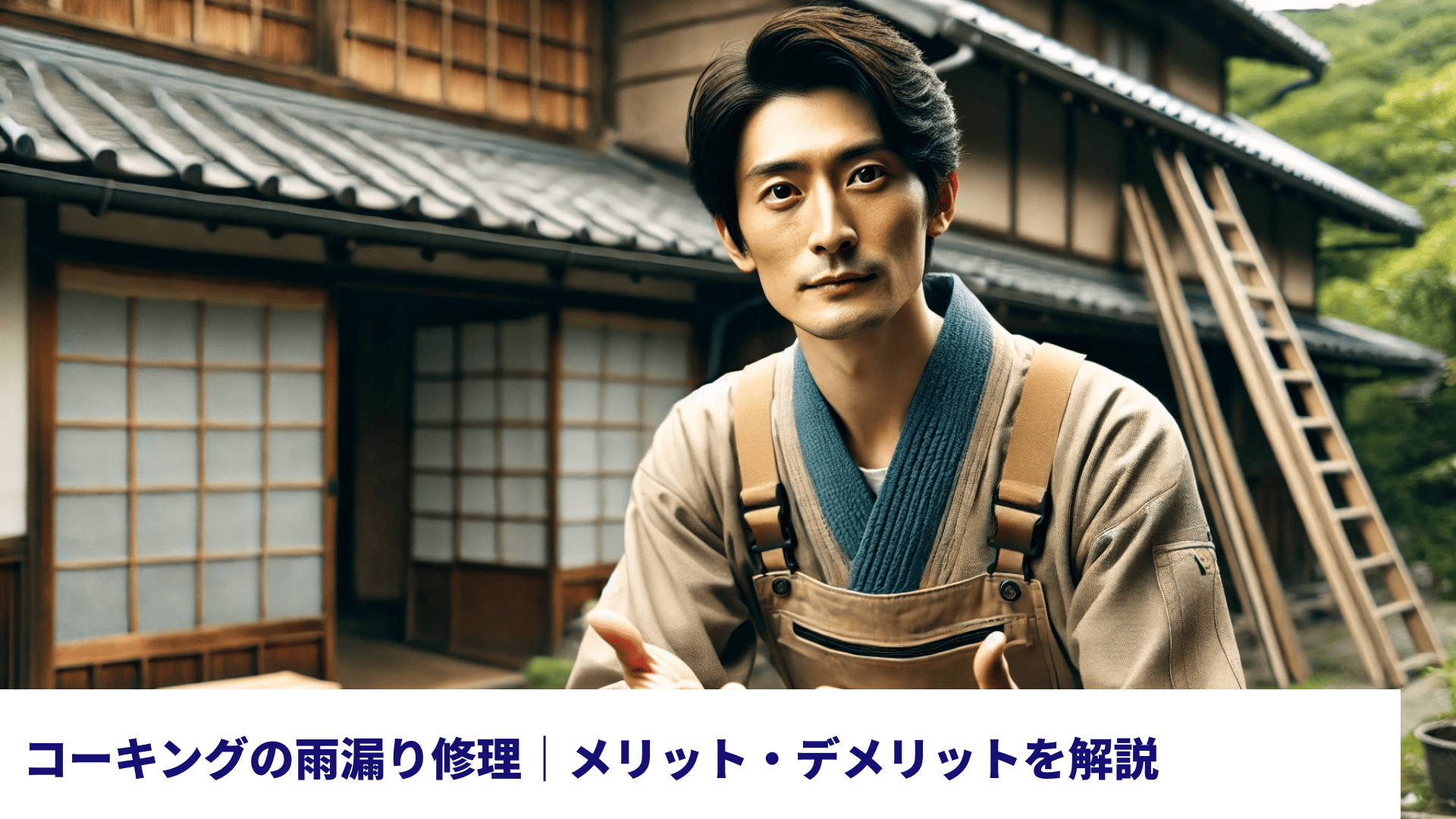 コーキングの雨漏り修理｜メリット・デメリットを解説