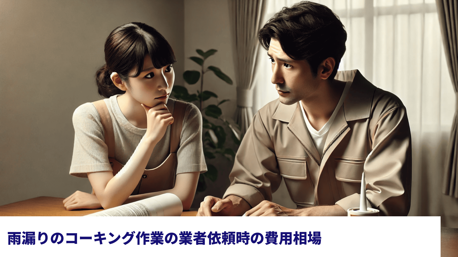 雨漏りのコーキング作業の業者依頼時の費用相場