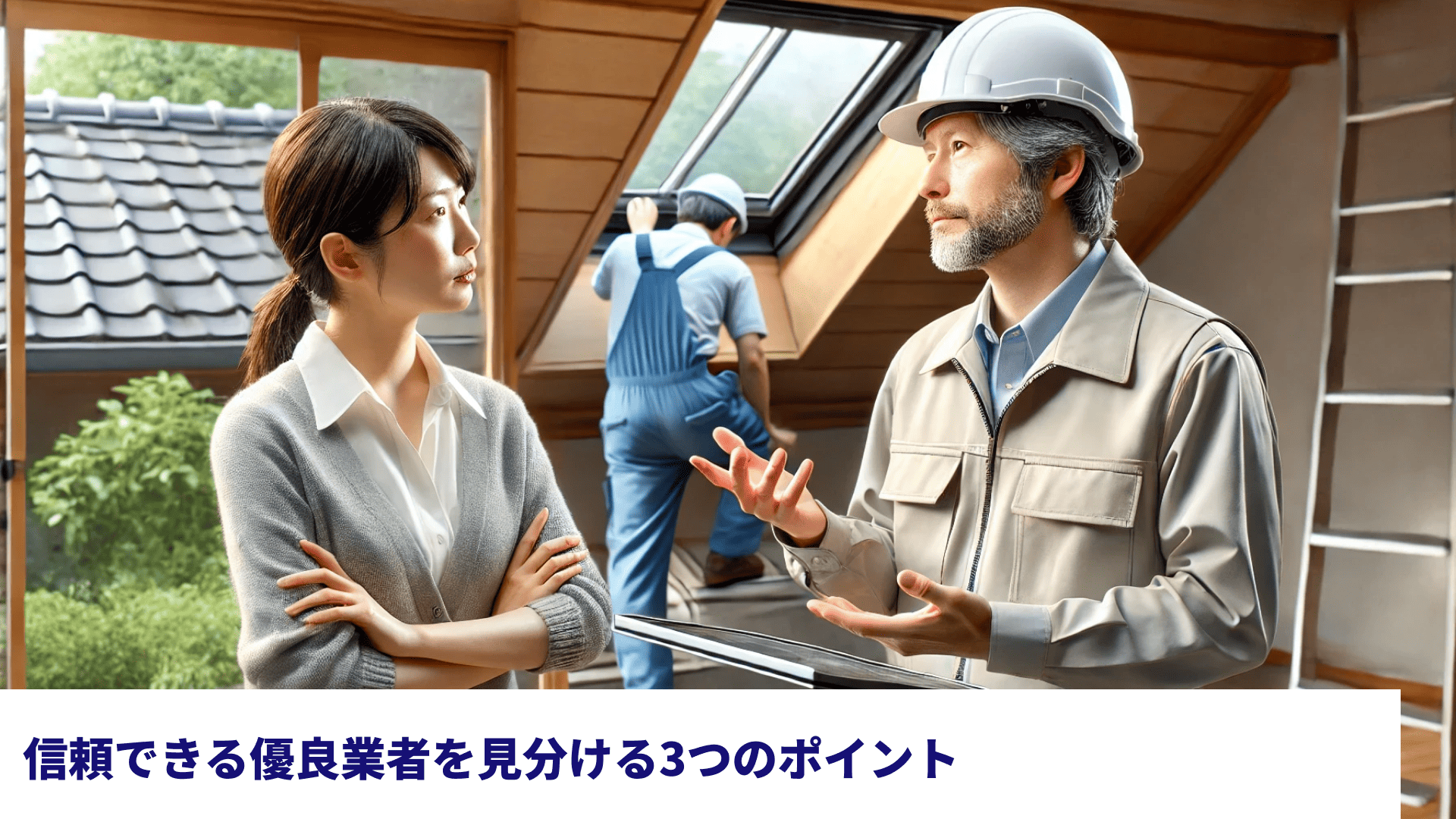 天窓雨漏り修理信頼できる優良業者を見分ける3つのポイント