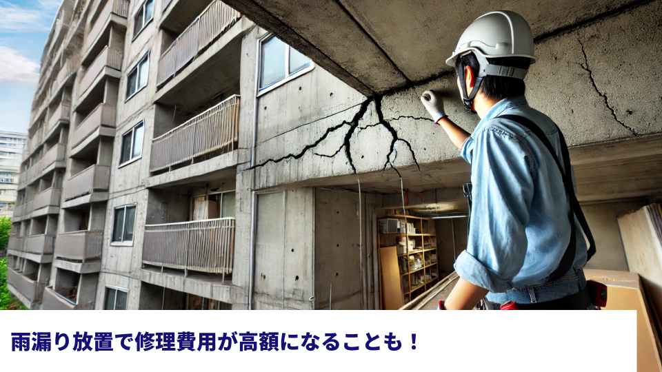 雨漏り放置で修理費用が高額になることも！