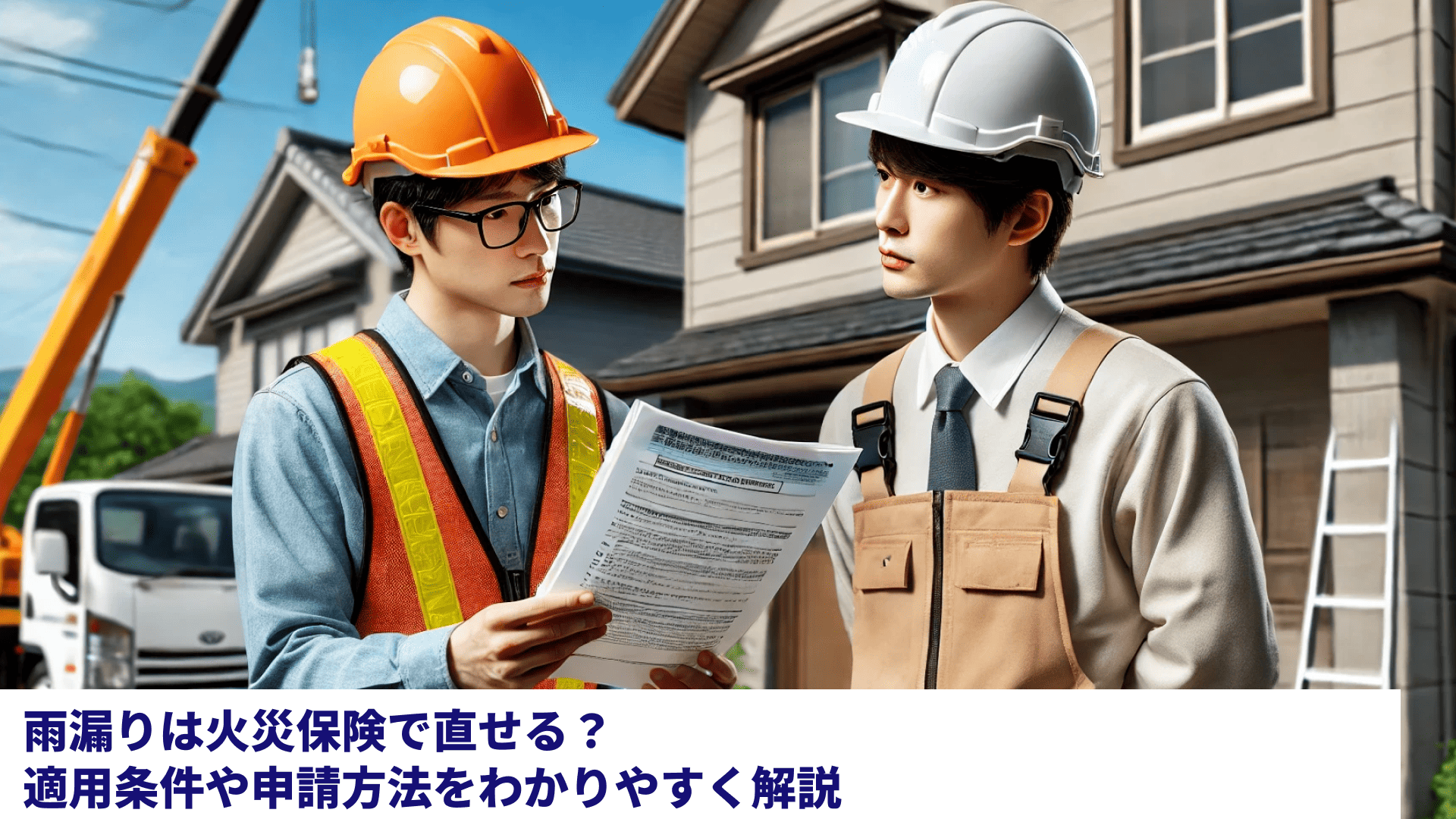 雨漏りは火災保険で直せる？適用条件や申請方法をわかりやすく解説