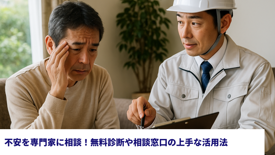 不安を専門家に相談！無料診断や相談窓口の上手な活用法