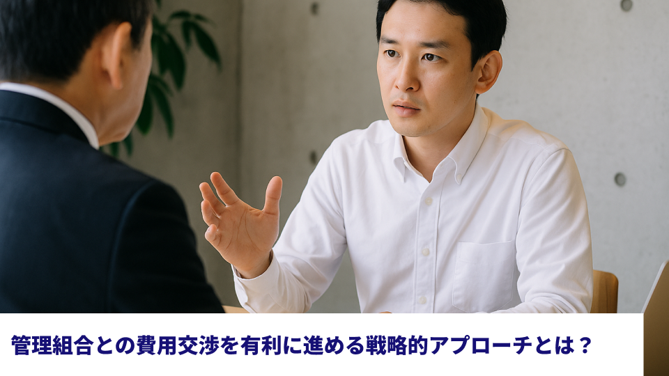 管理組合との費用交渉を有利に進める戦略的アプローチとは？