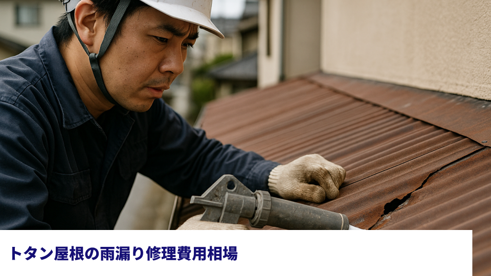 トタン屋根の雨漏り修理費用相場 トタン屋根の雨漏り修理費用相場