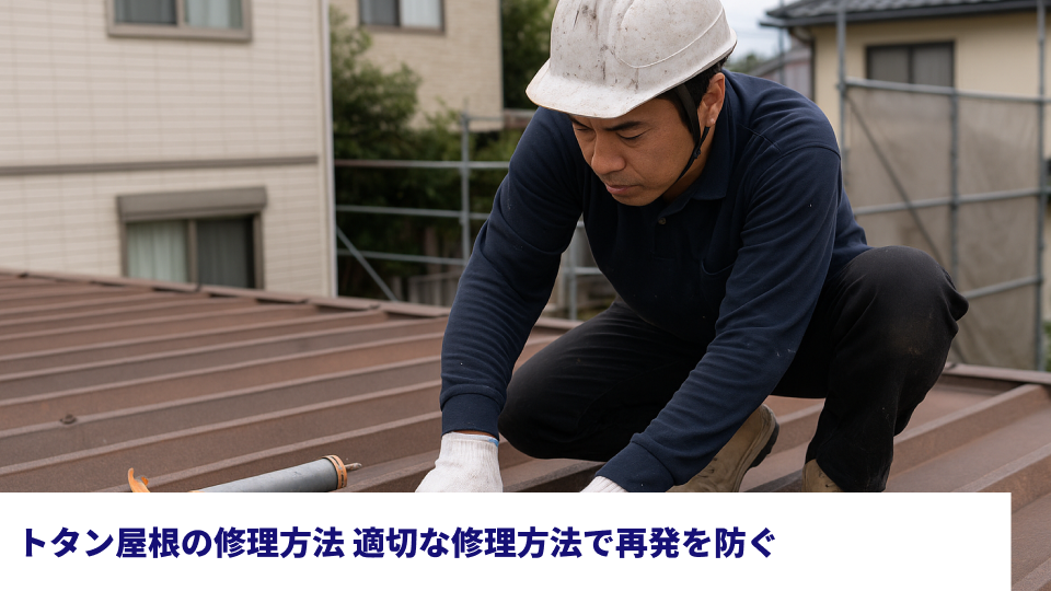 トタン屋根の修理方法 適切な修理方法で再発を防ぐ トタン屋根の修理方法 適切な修理方法で再発を防ぐ