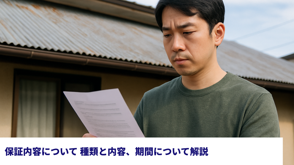 保証内容について 種類と内容、期間について解説 保証内容について 種類と内容、期間について解説