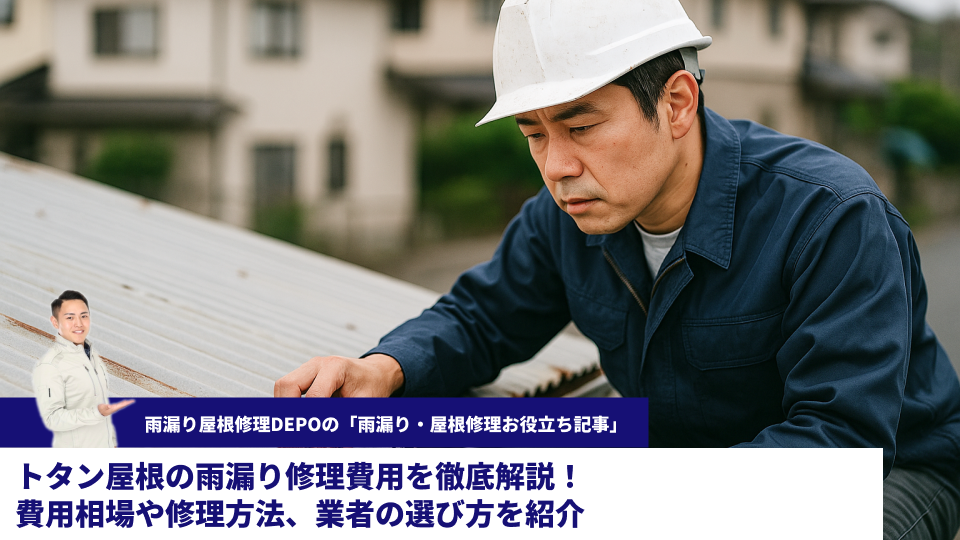 トタン屋根の雨漏り修理費用を徹底解説！費用相場や修理方法、業者の選び方を紹介